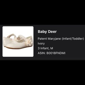 Baby Deer dress shoes - size 3